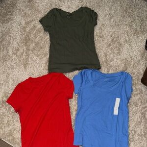 Target T-Shirt Set - Red, Blue, Green